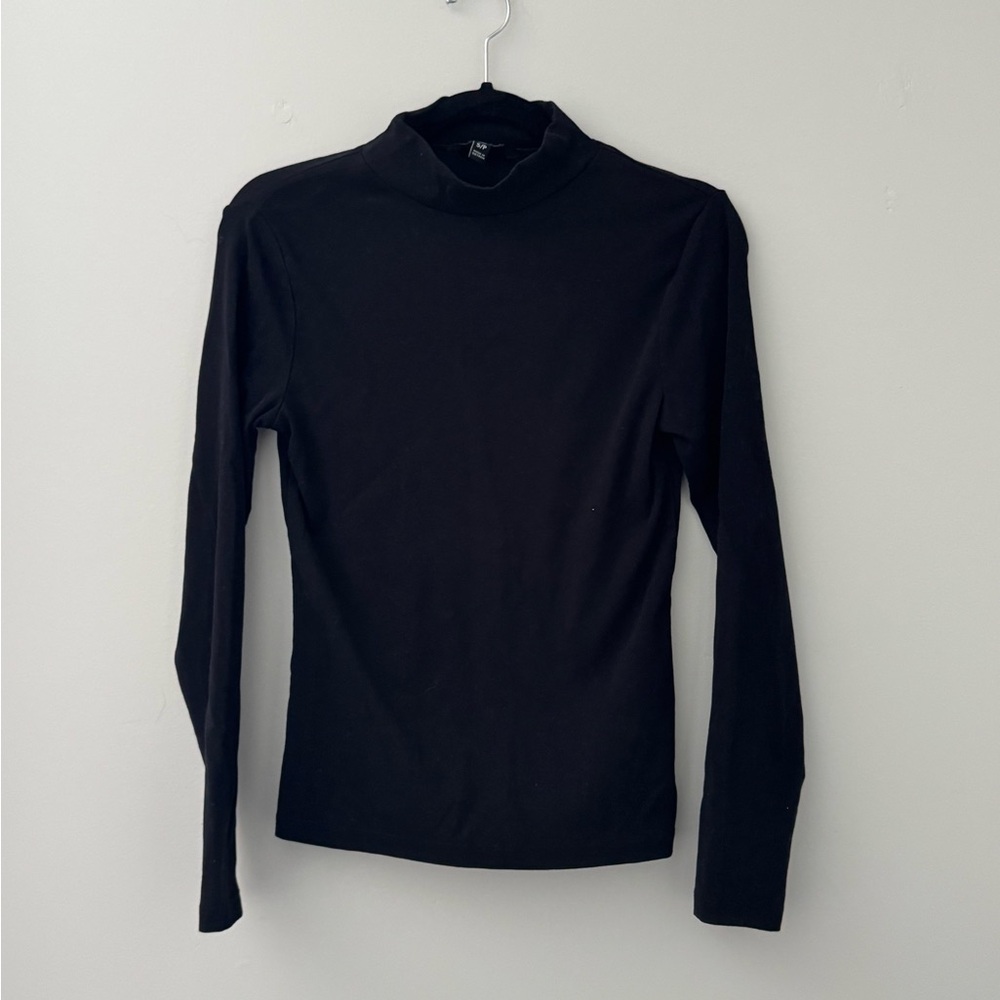 Banana Republic Black Long Sleeve Top
